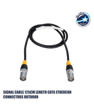 GLOBOSTAR® 41038 Καλώδιο Σύνδεσης Σήματος CAT6 Ethercon για Οθόνες LED Video Wall Αδιάβροχο IP65 - Μ125 x Π2.1 x Υ2.1cm
